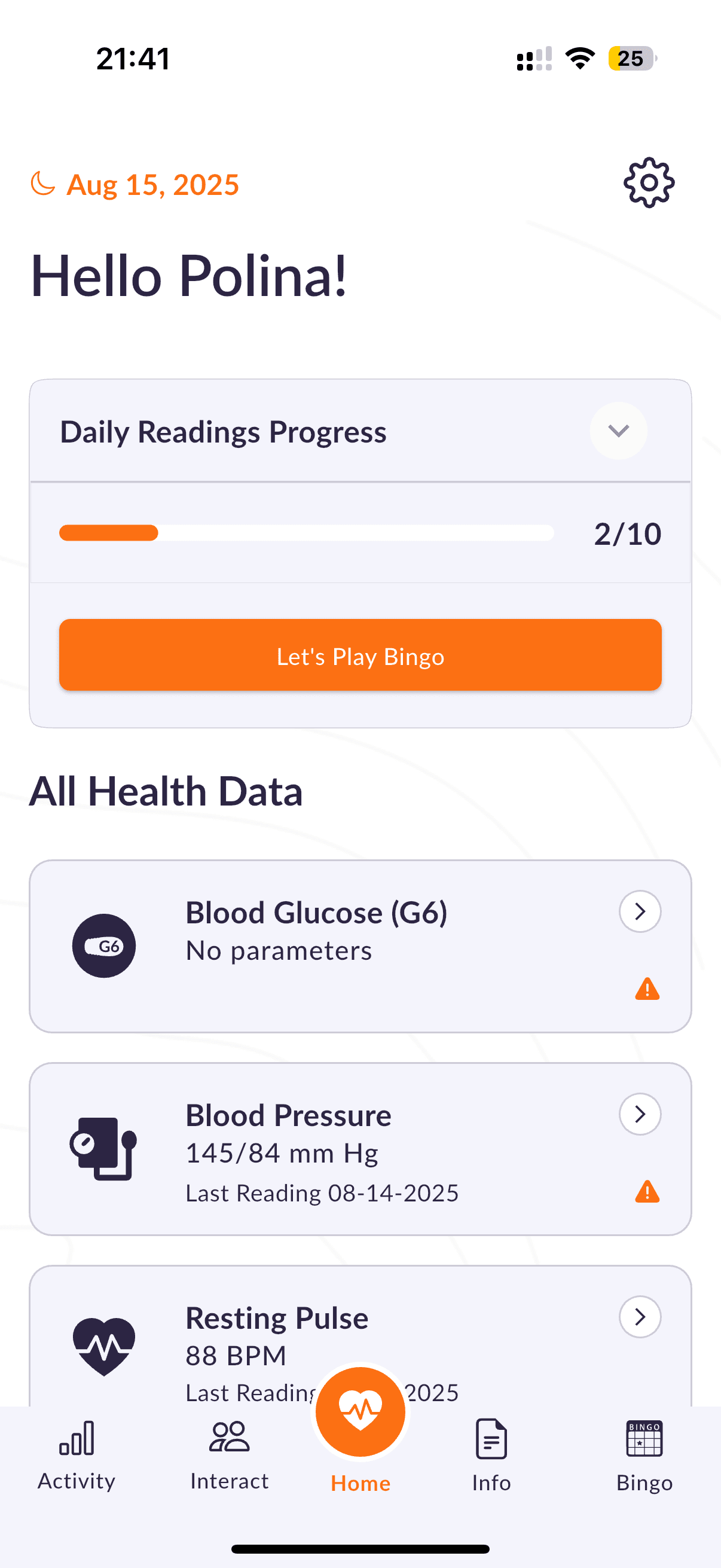 Evelyn App Preview
